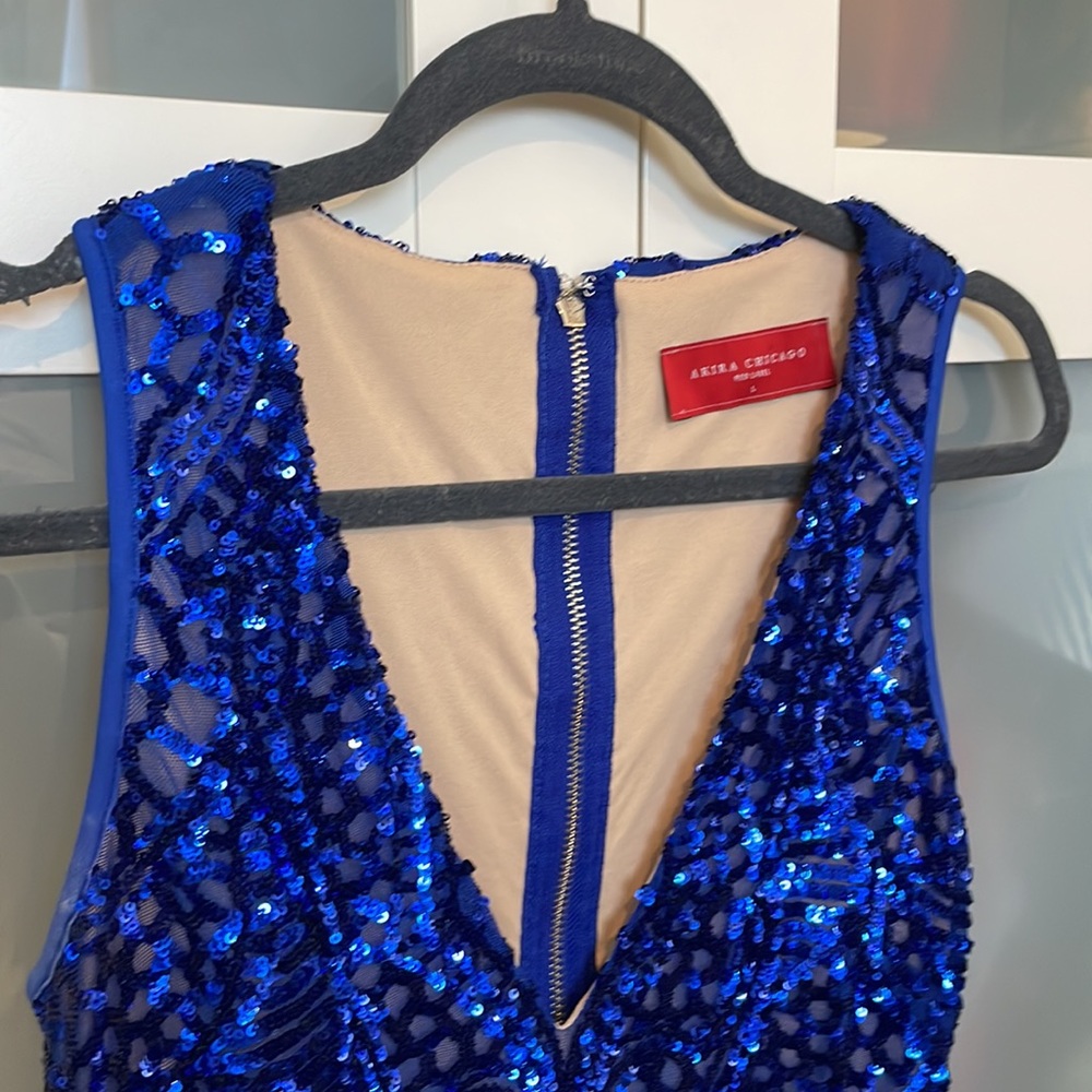 Akira blue sequin dress - Picture 3 of 11